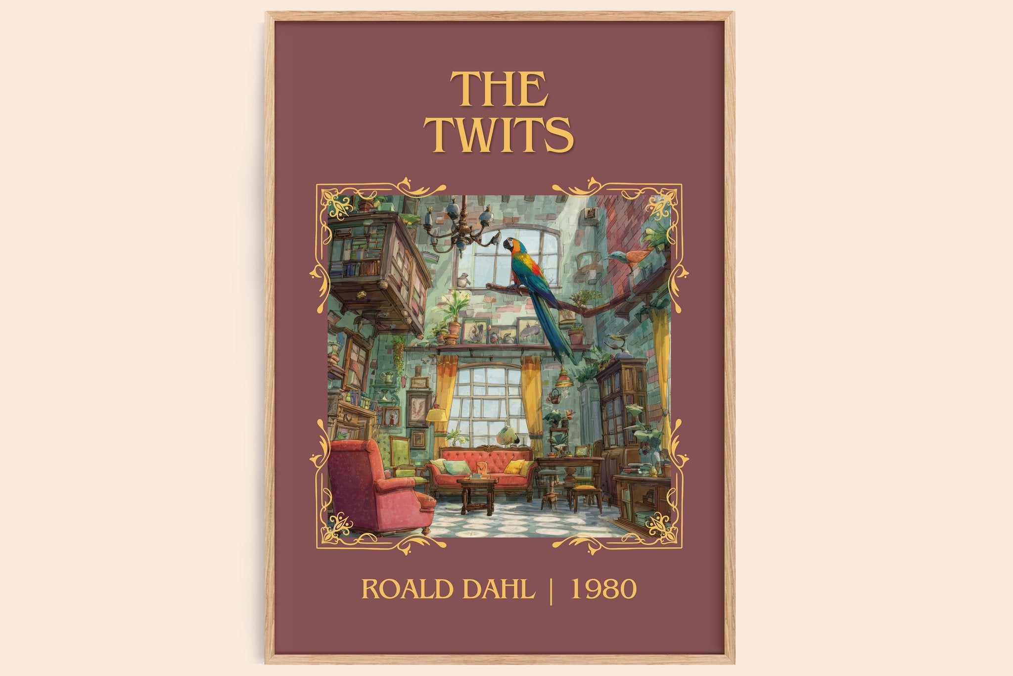 The Twits Classic Book Art Print by Roald Dahl