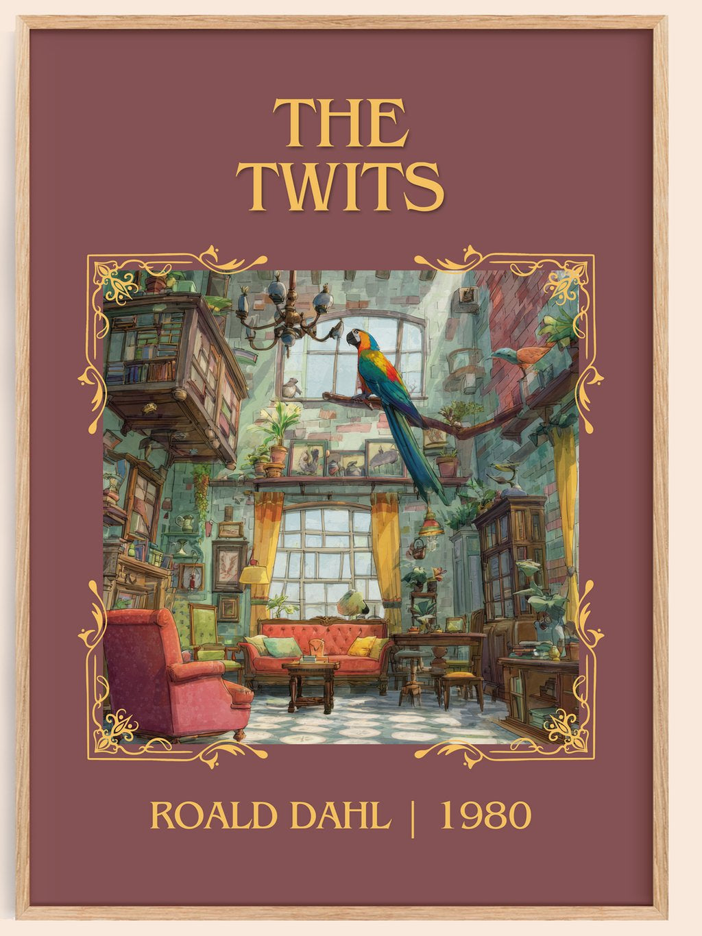 The Twits Classic Book Art Print by Roald Dahl