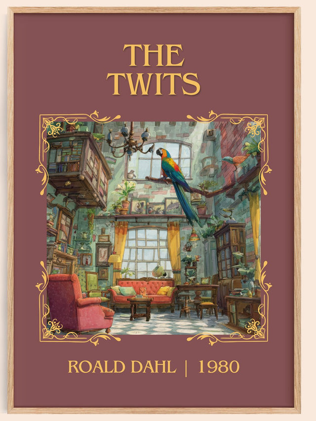 The Twits Classic Book Art Print by Roald Dahl