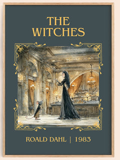 The Witches Classic Book Art Print by Roald Dahl