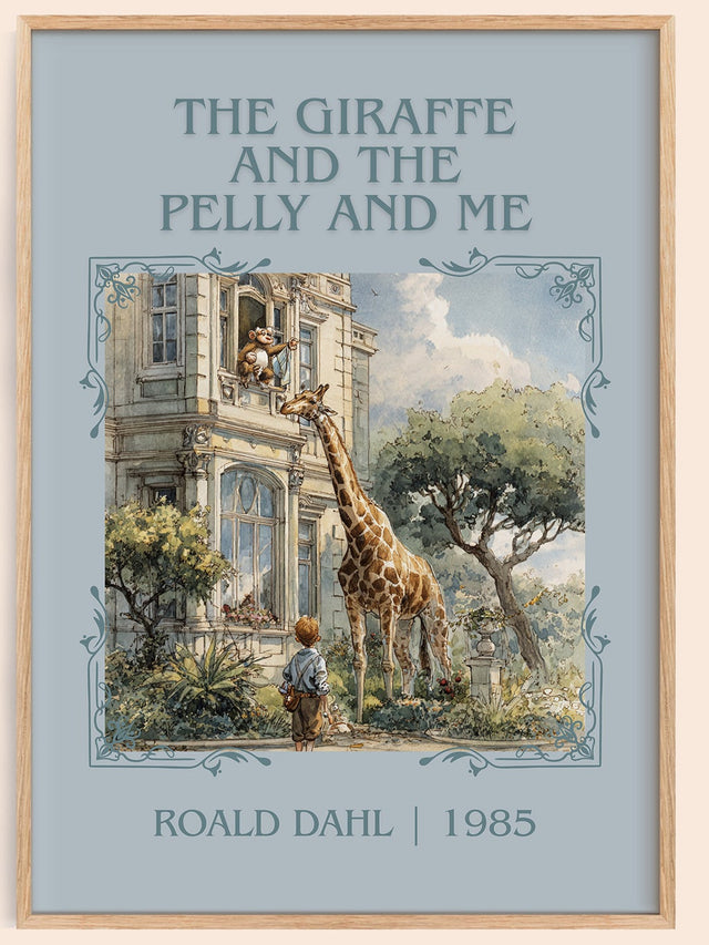The Giraffe and the Pelly and Me Classic Book Art Print by Roald Dahl