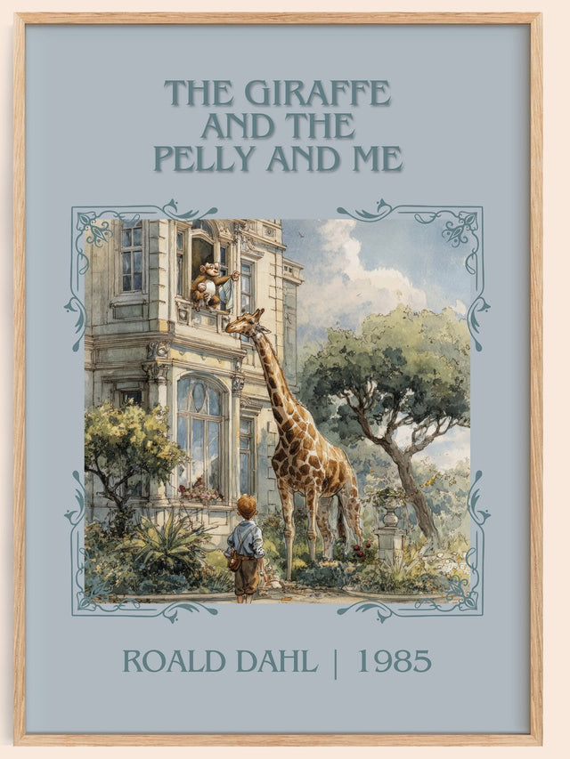 The Giraffe and the Pelly and Me Classic Book Art Print by Roald Dahl