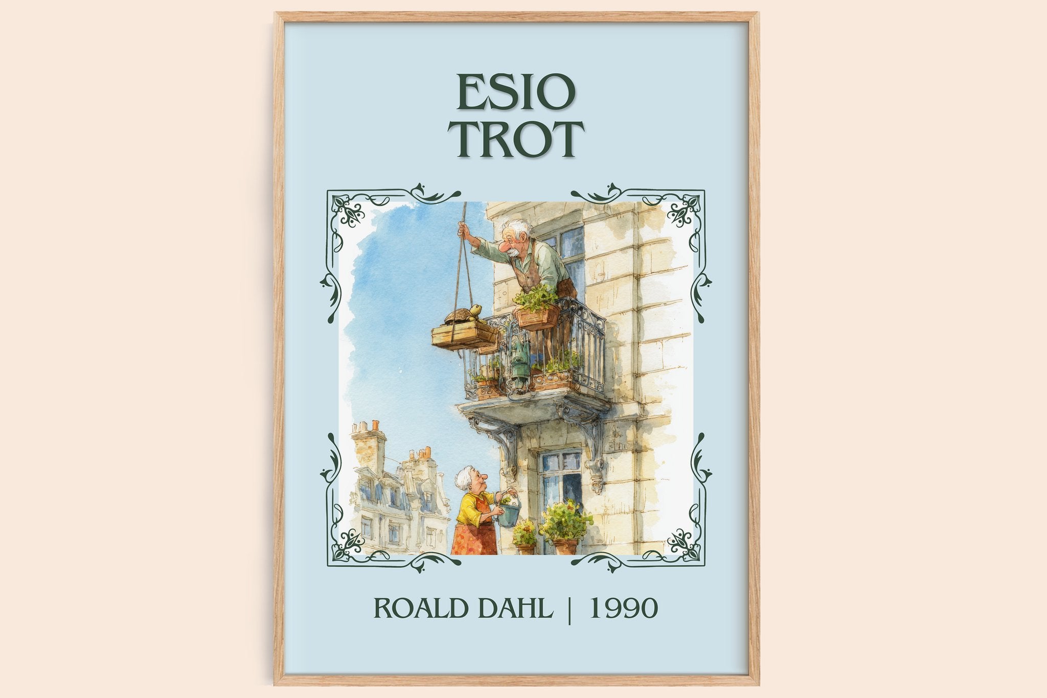 Esio Trot Classic Book Art Print by Roald Dahl