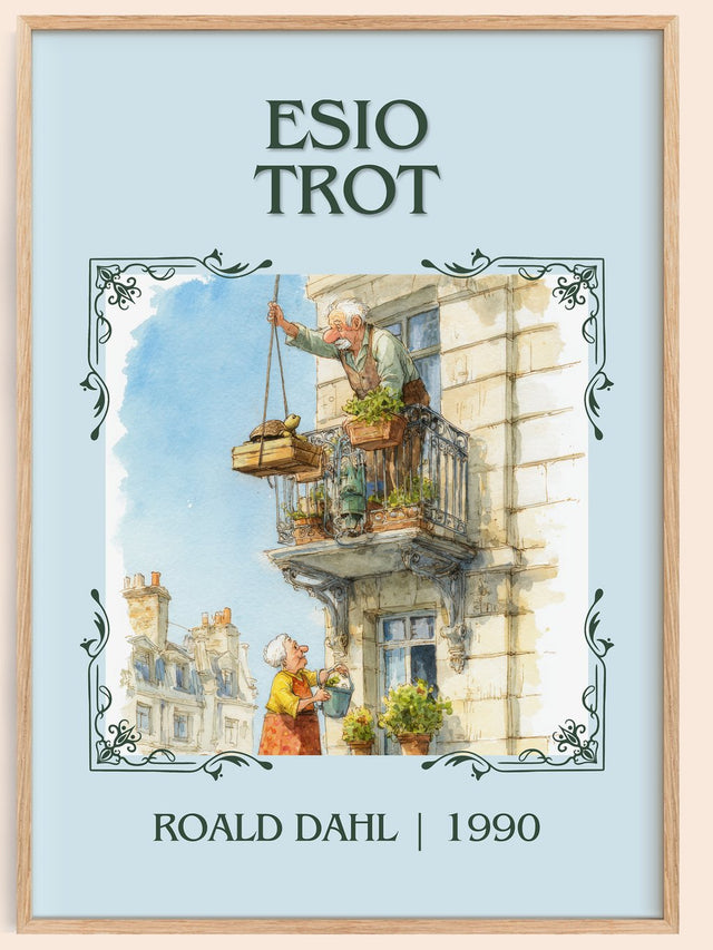 Esio Trot Classic Book Art Print by Roald Dahl