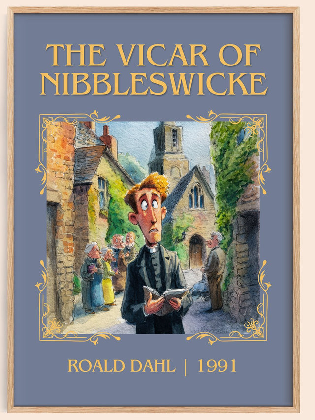 The Vicar of Nibbleswicke Classic Book Art Print by Roald Dahl
