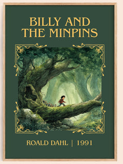 Billy and the Minpins Classic Book Art Print by Roald Dahl