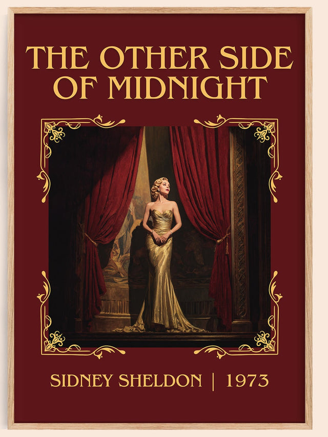 The Other Side of Midnight Classic Book Art Print by Sidney Sheldon