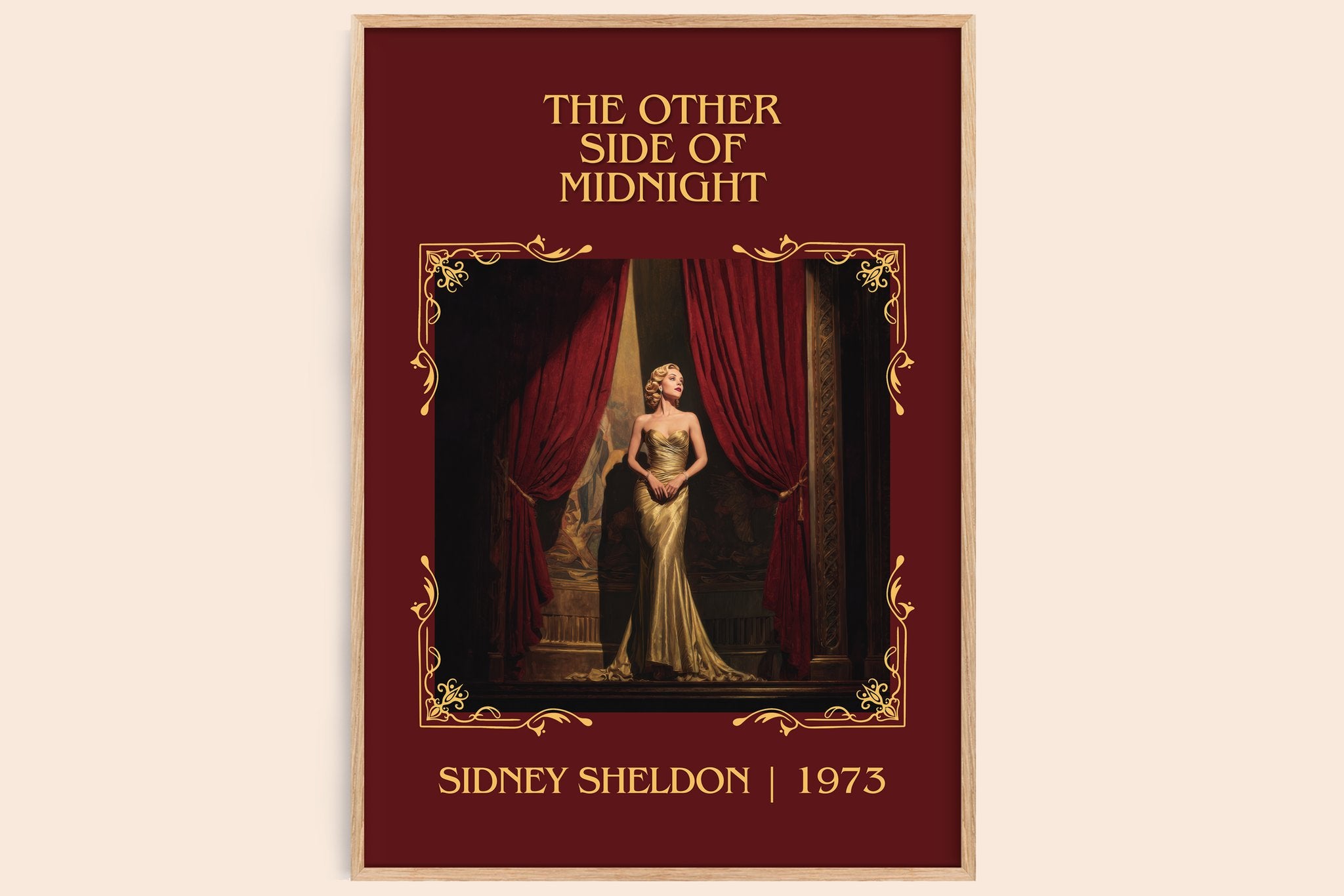 The Other Side of Midnight Classic Book Art Print by Sidney Sheldon
