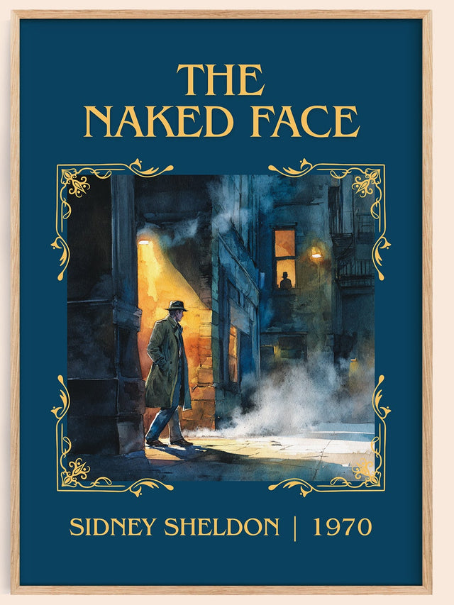 The Naked Face Classic Book Art Print by Sidney Sheldon