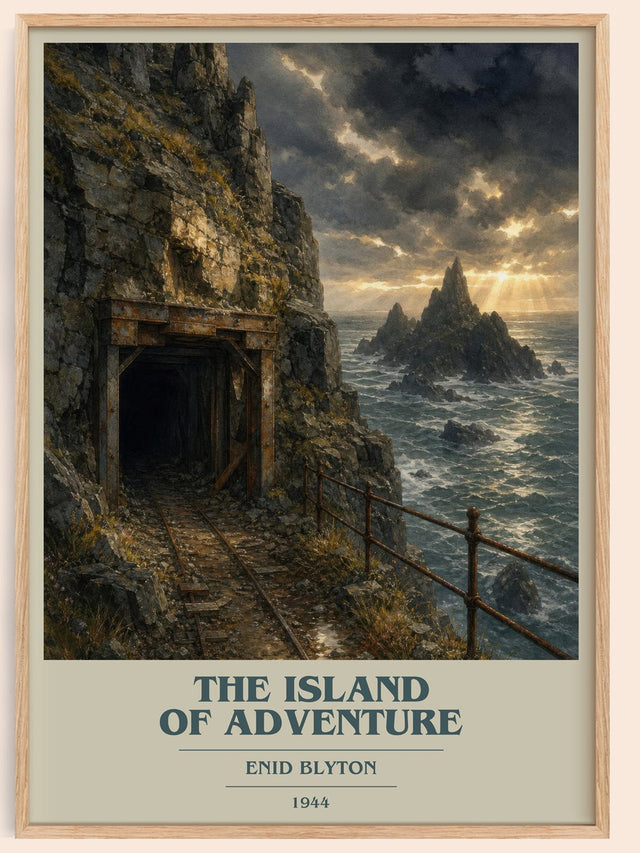 The Island Of Adventure Book Cover Poster by Enid Blyton