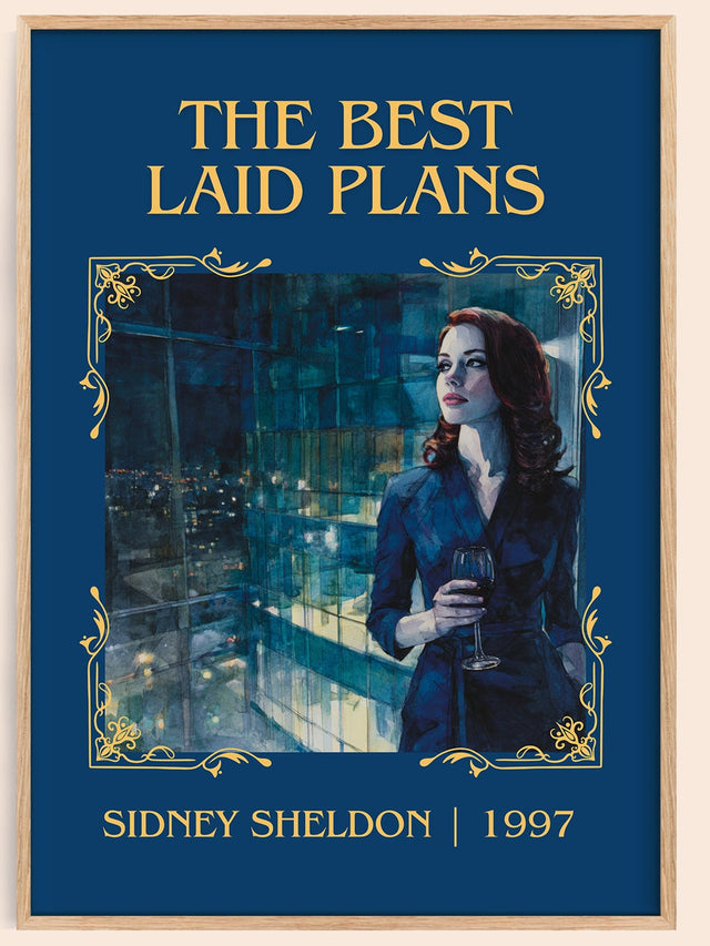 The Best Laid Plans Classic Book Art Print by Sidney Sheldon