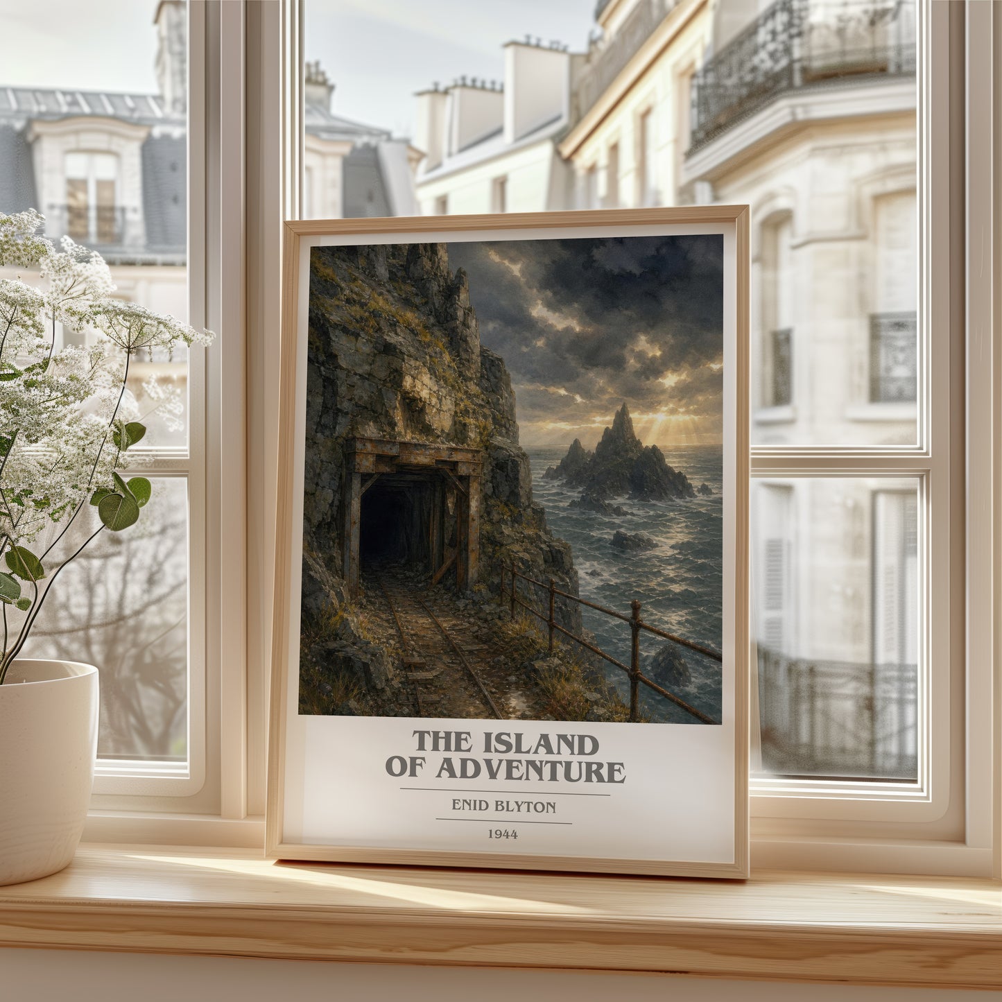 The Island Of Adventure book cover poster colour and style options – Enid Blyton book art