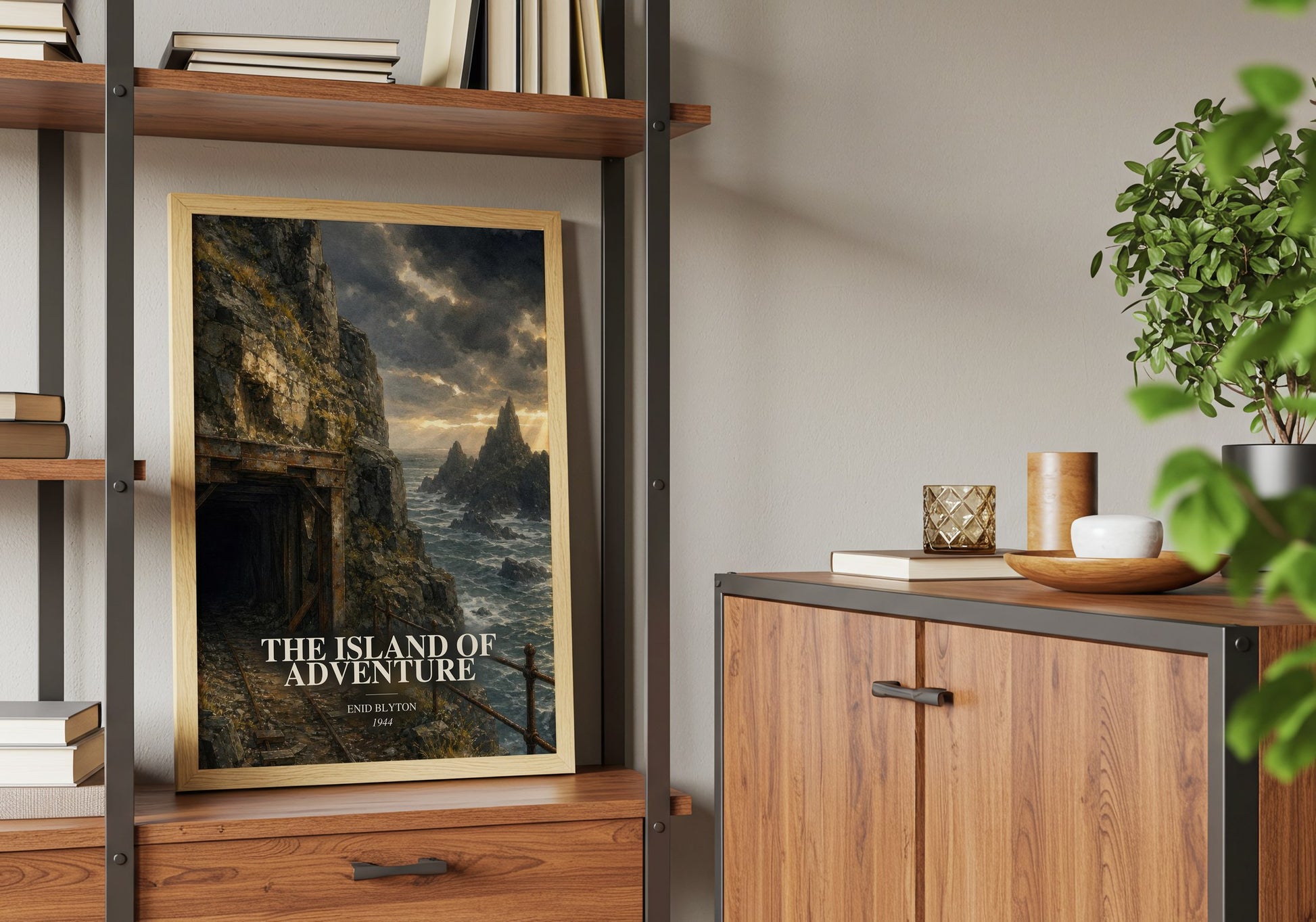 The Island Of Adventure book watercolour illustration paper finish options – matte satin gloss