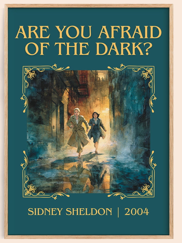 Are You Afraid of the Dark? Classic Book Art Print by Sidney Sheldon