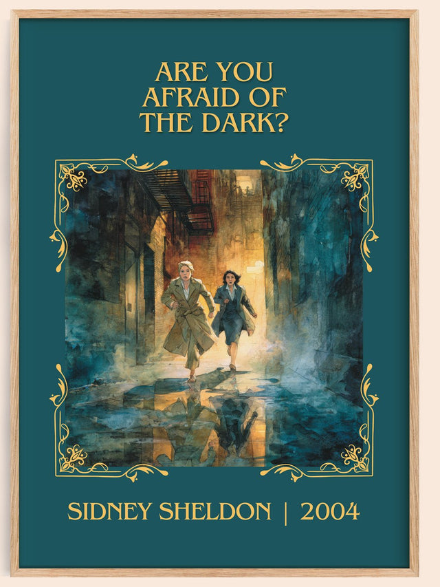 Are You Afraid of the Dark? Classic Book Art Print by Sidney Sheldon