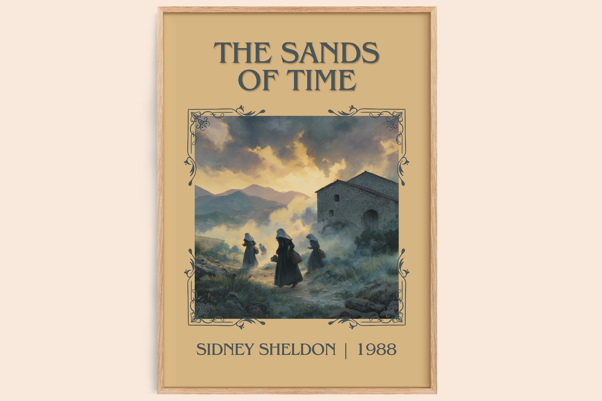 The Sands of Time Classic Book Art Print by Sidney Sheldon