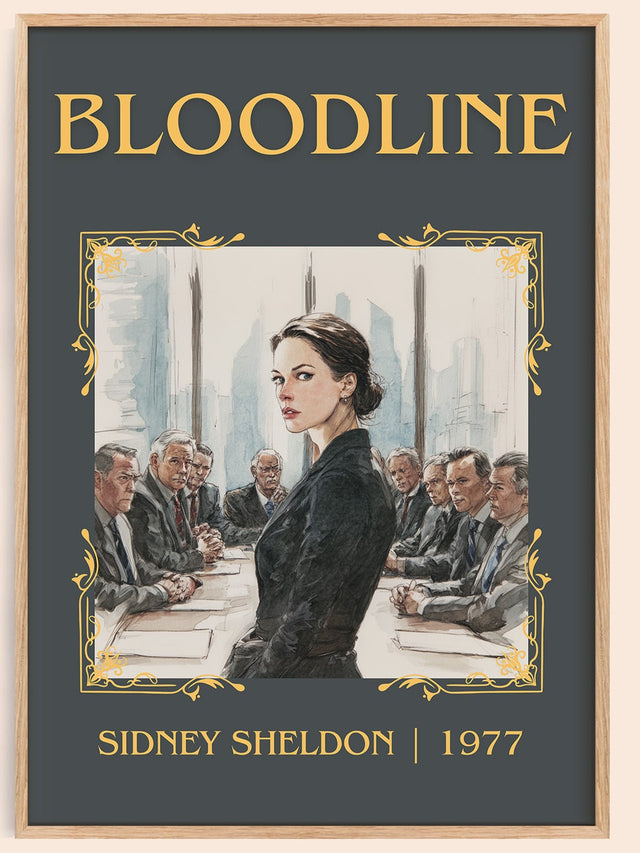 Bloodline Classic Book Art Print by Sidney Sheldon
