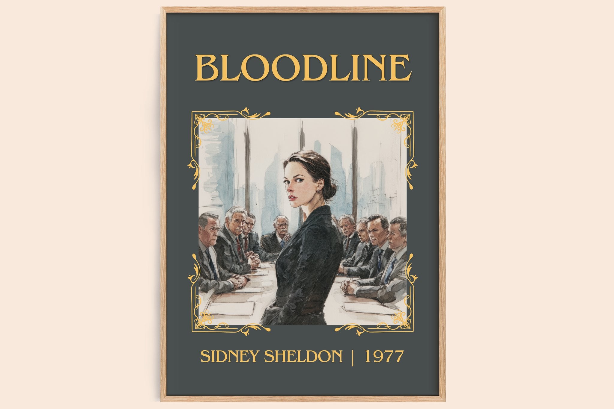 Bloodline Classic Book Art Print by Sidney Sheldon
