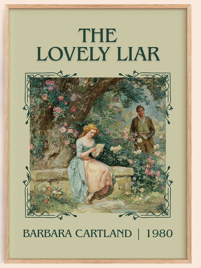 The Lovely Liar Classic Book Art Print by Barbara Cartland