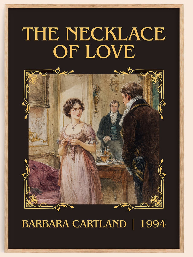 The Necklace of Love Classic Book Art Print by Barbara Cartland