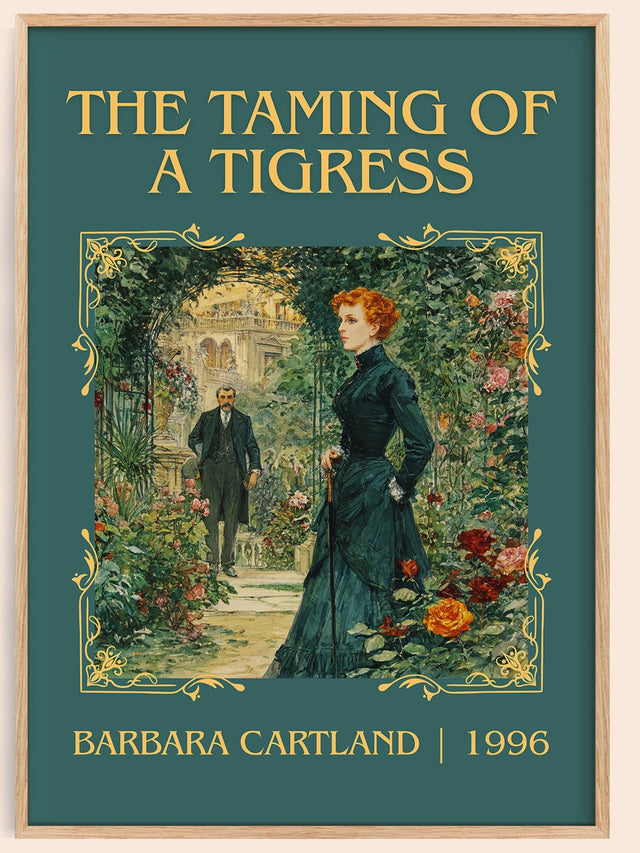 The Taming of a Tigress Classic Book Art Print by Barbara Cartland