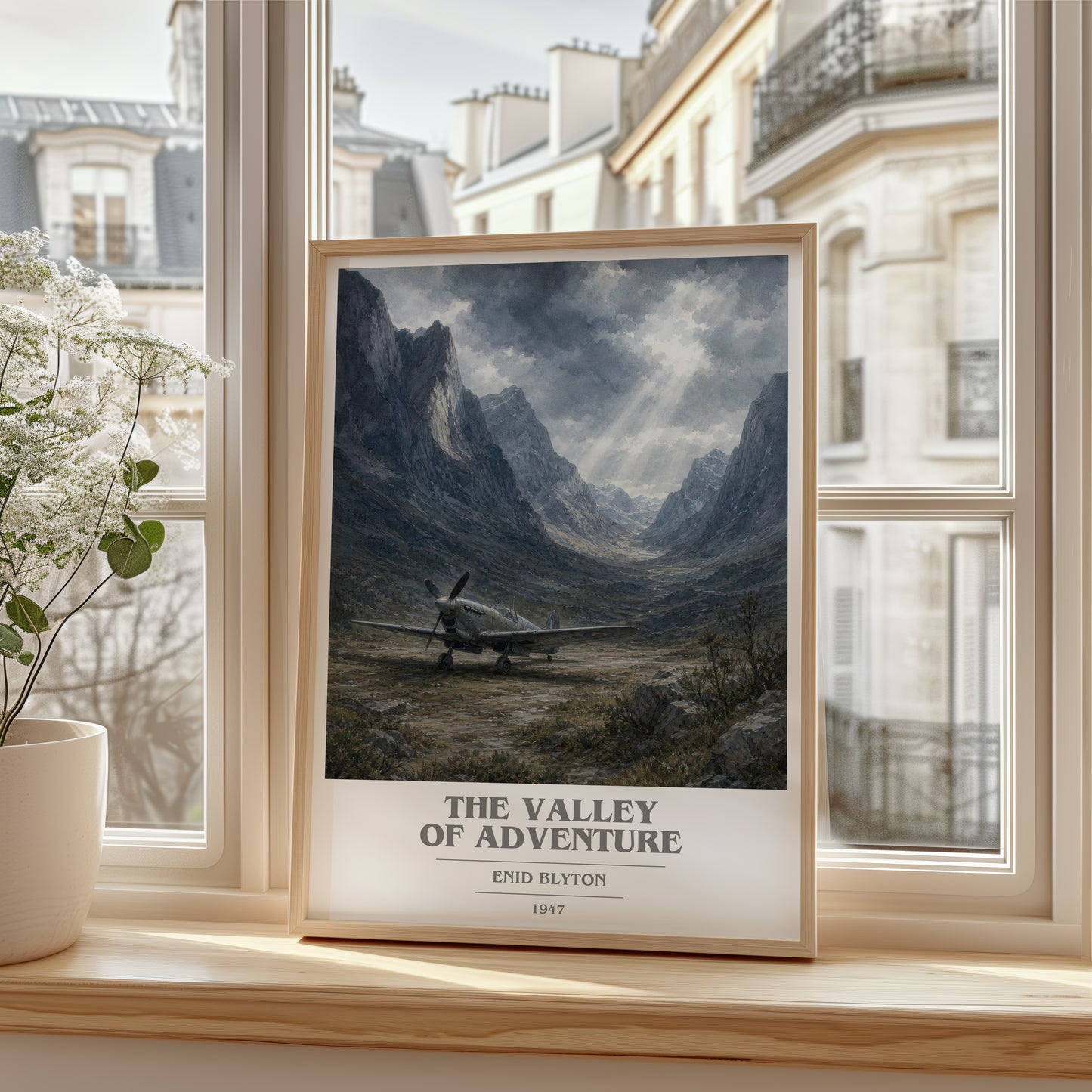 The Valley Of Adventure book cover poster colour and style options – Enid Blyton book art