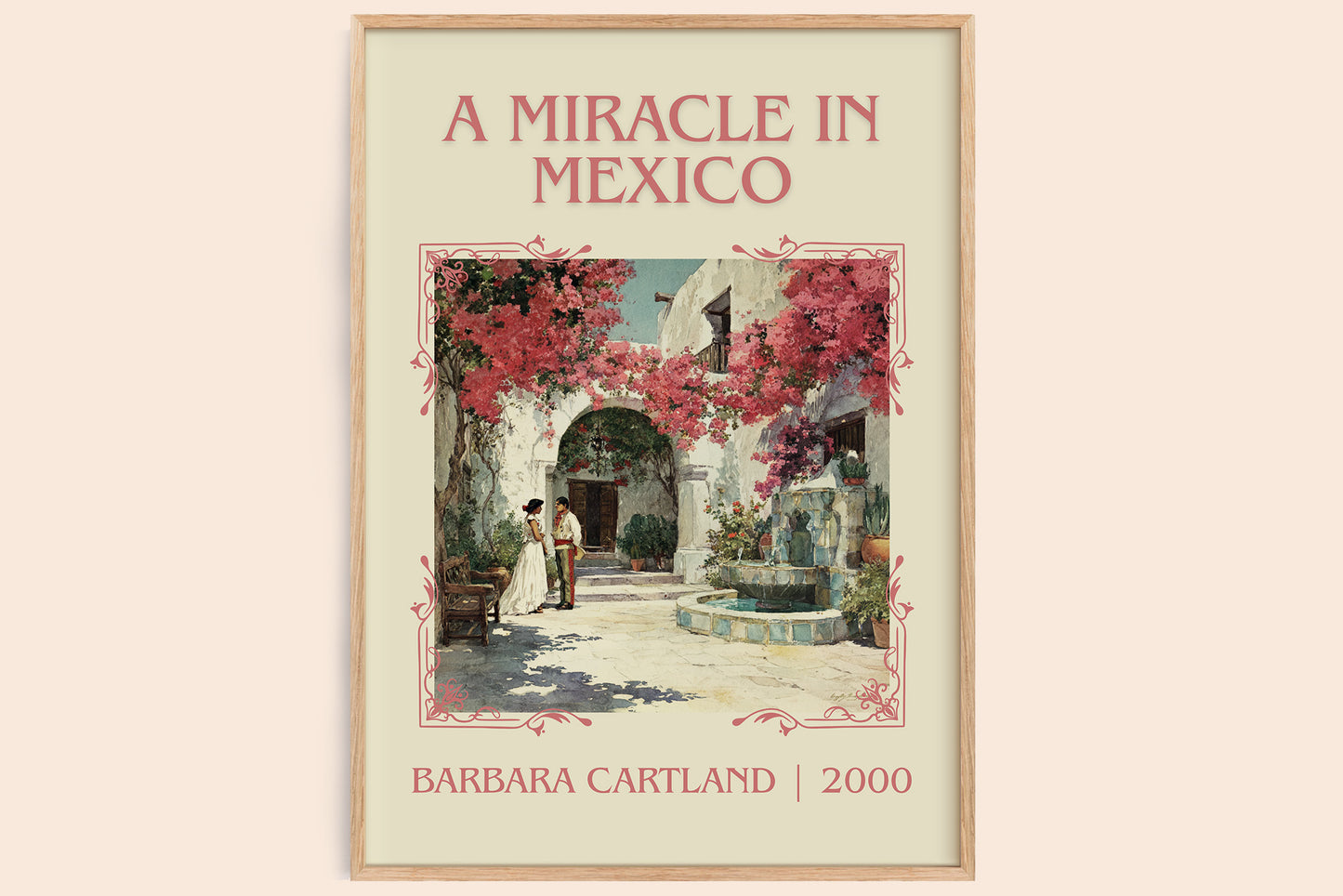 A Miracle in Mexico Classic Book Art Print by Barbara Cartland