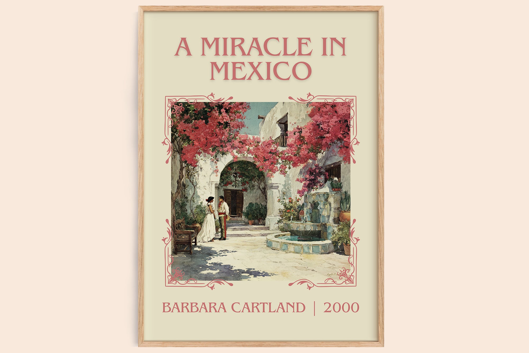 A Miracle in Mexico Classic Book Art Print by Barbara Cartland