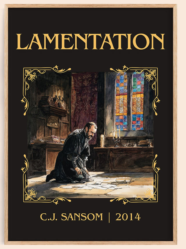 Lamentation Classic Book Art Print by C.J. Sansom