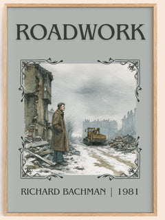 Roadwork Classic Book Art Print by Richard Bachman