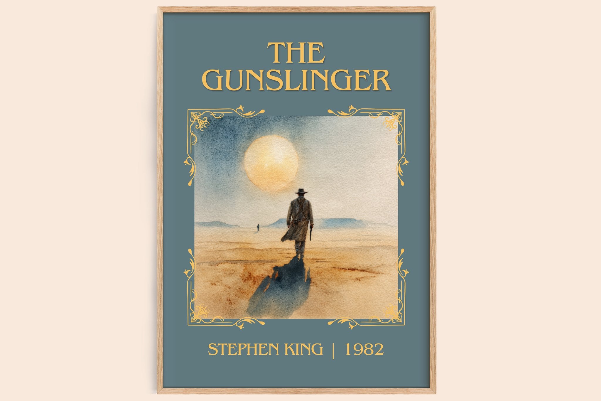 The Gunslinger Classic Book Art Print by Stephen King