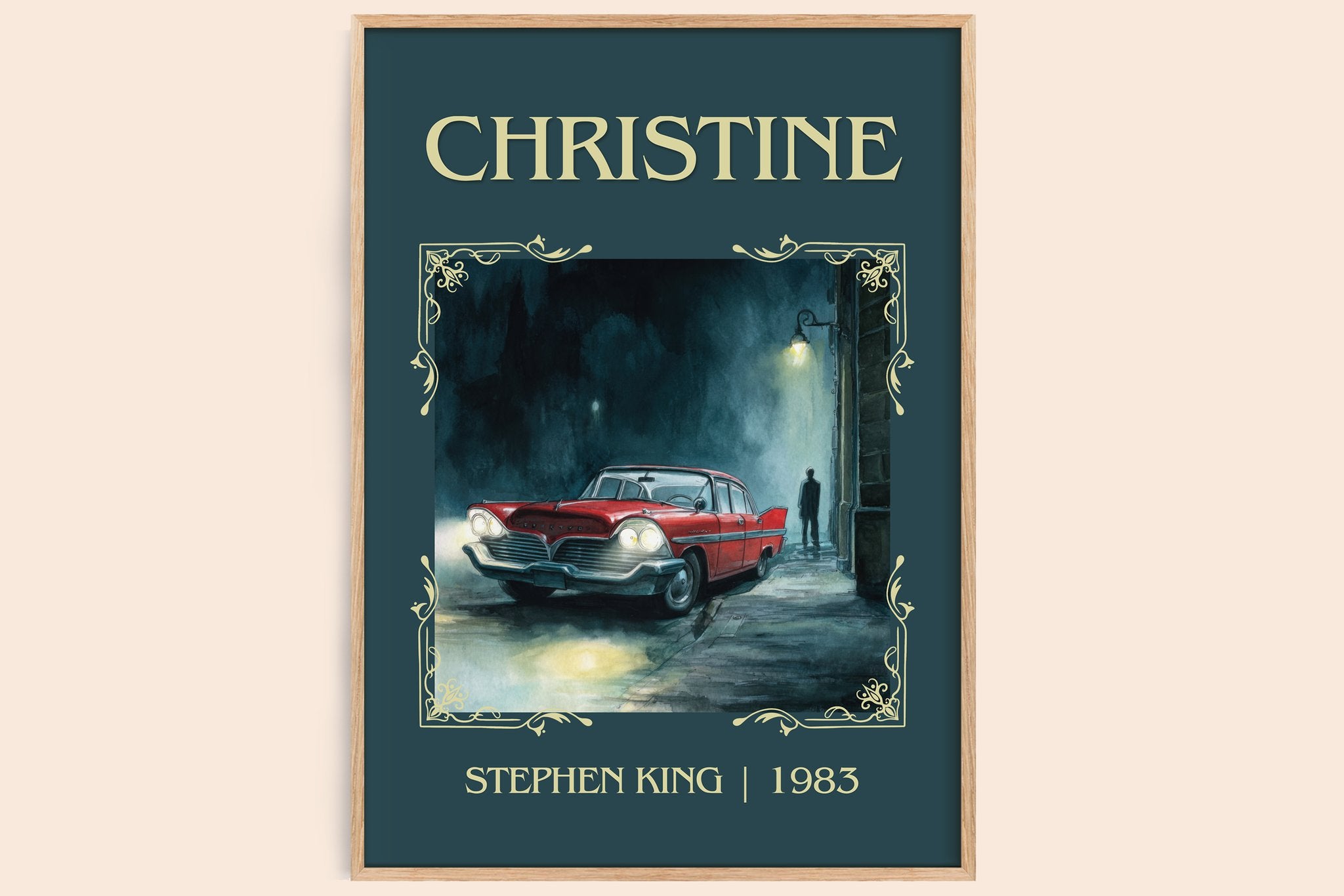 Christine Classic Book Art Print by Stephen King