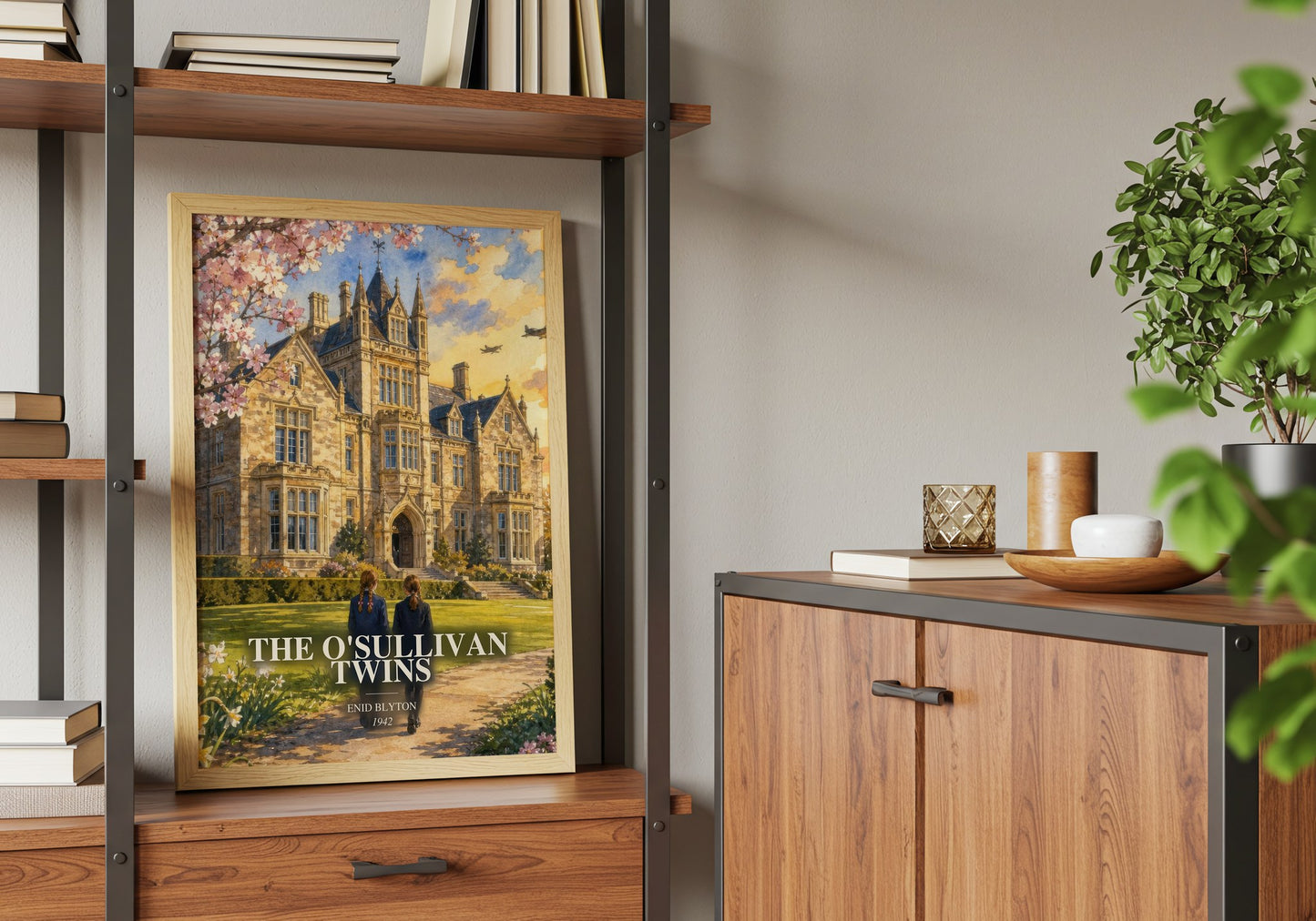 The O'Sullivan Twins book watercolour illustration paper finish options – matte satin gloss