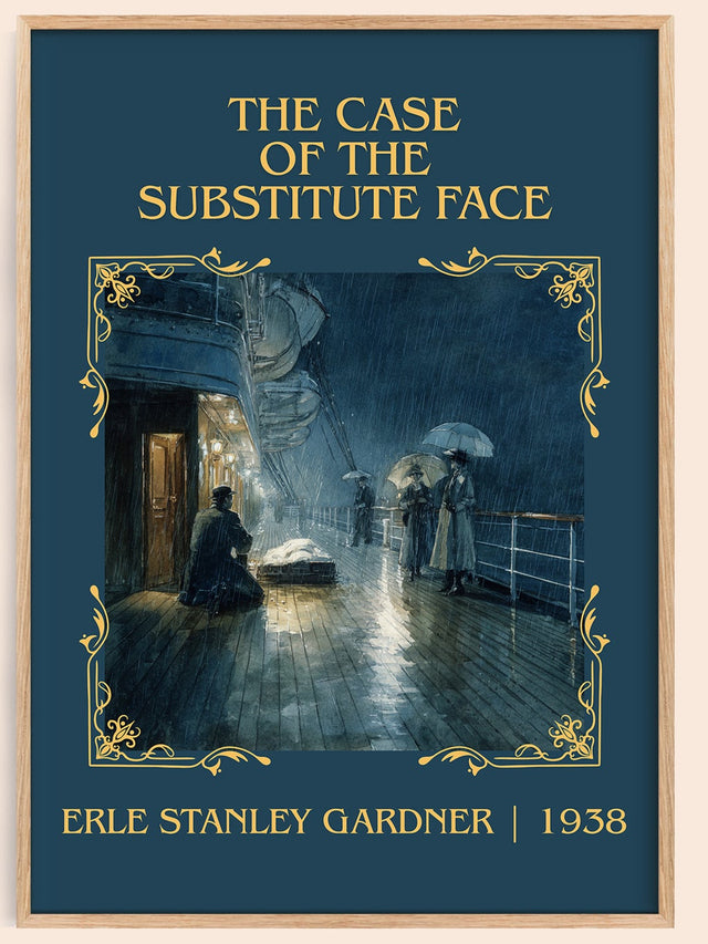 Case of the Substitute Face Classic Book Art Print by E. Gardner
