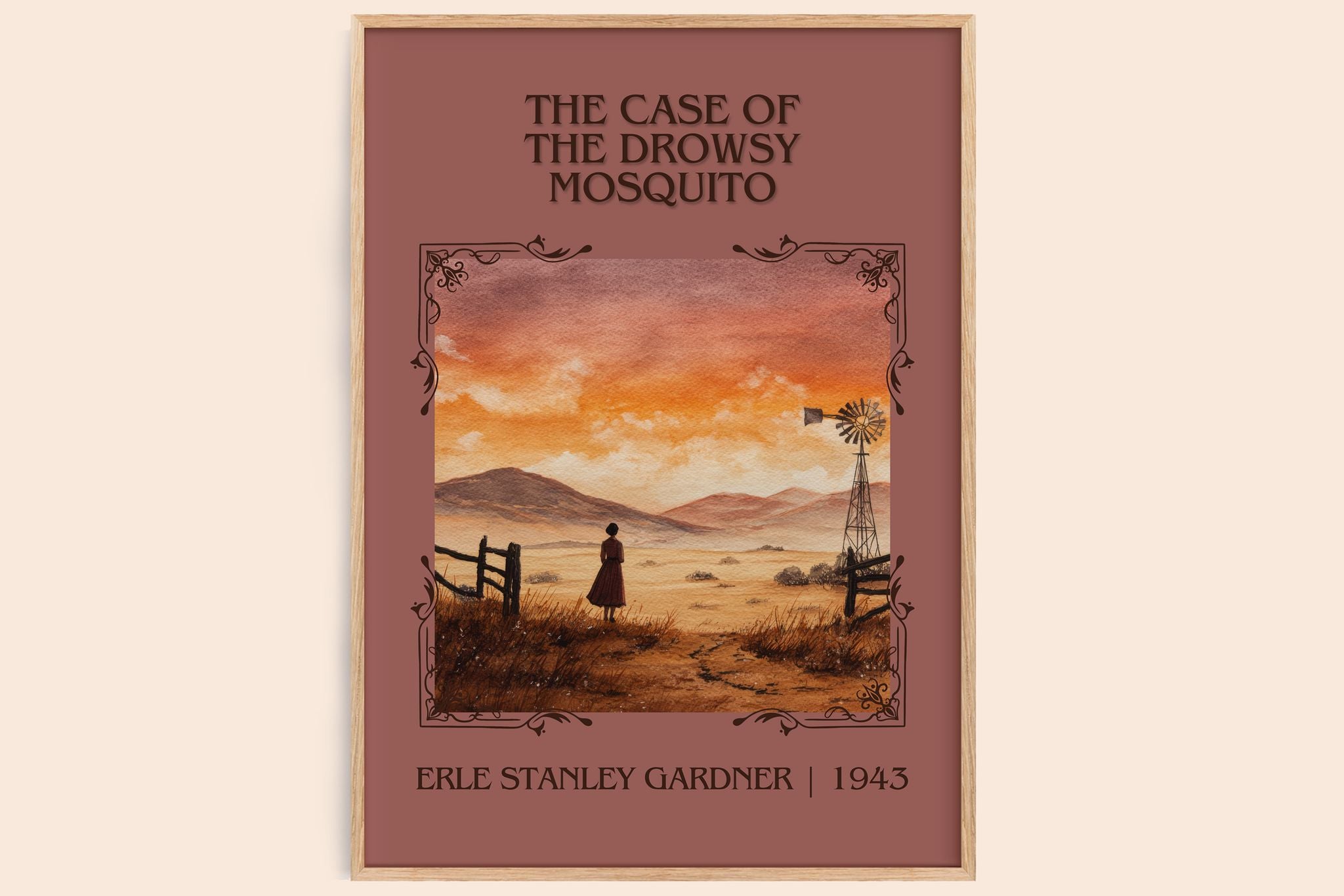 Case of the Drowsy Mosquito Classic Book Art Print by E. Gardner