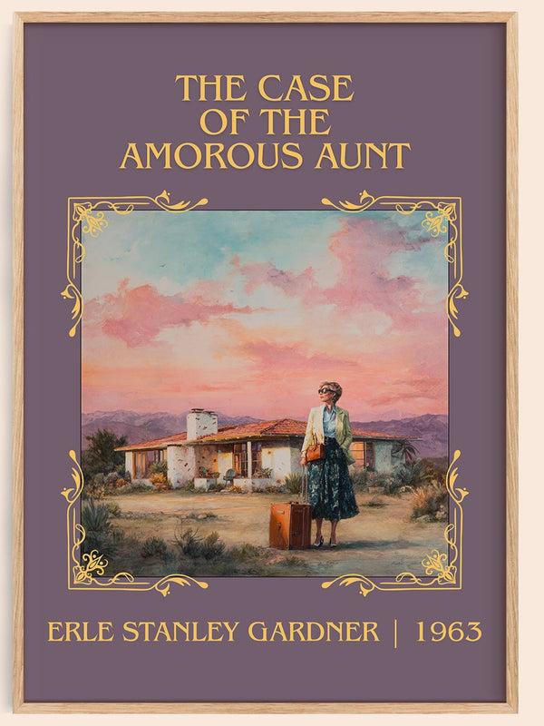Case of the Amorous Aunt Classic Book Art Print by E. Gardner