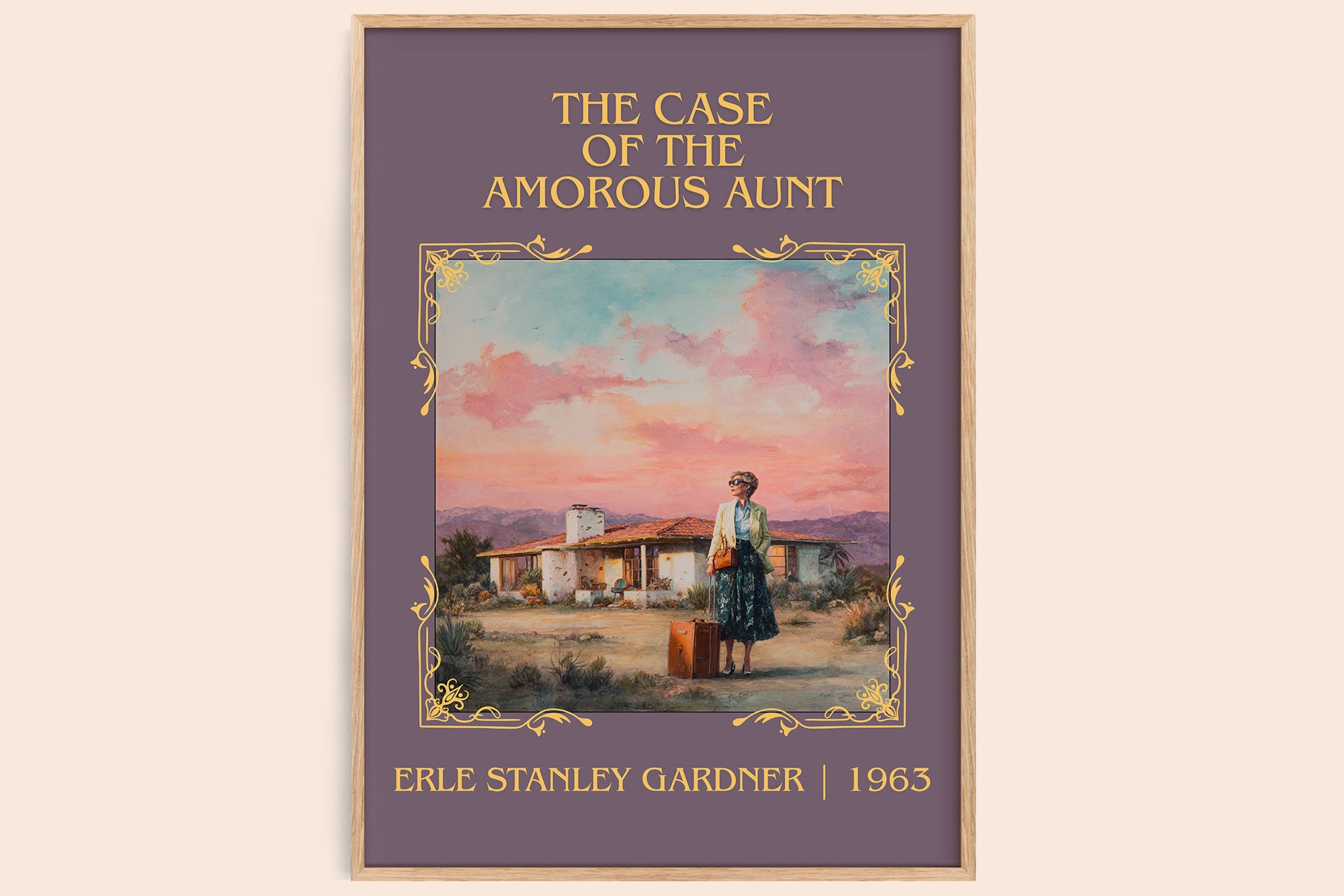 Case of the Amorous Aunt Classic Book Art Print by E. Gardner