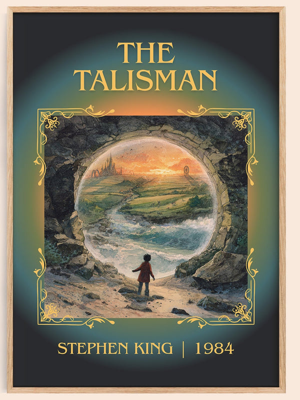 The Talisman classic book art book poster by Stephen King – framed literary art print