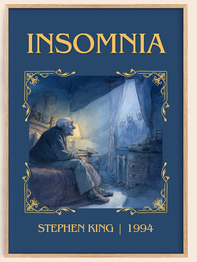 Insomnia Classic Book Art Print by Stephen King