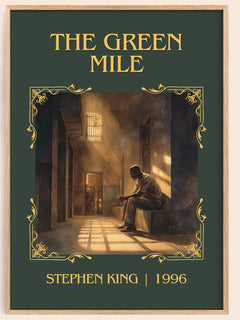 The Green Mile Classic Book Art Print by Stephen King – book poster