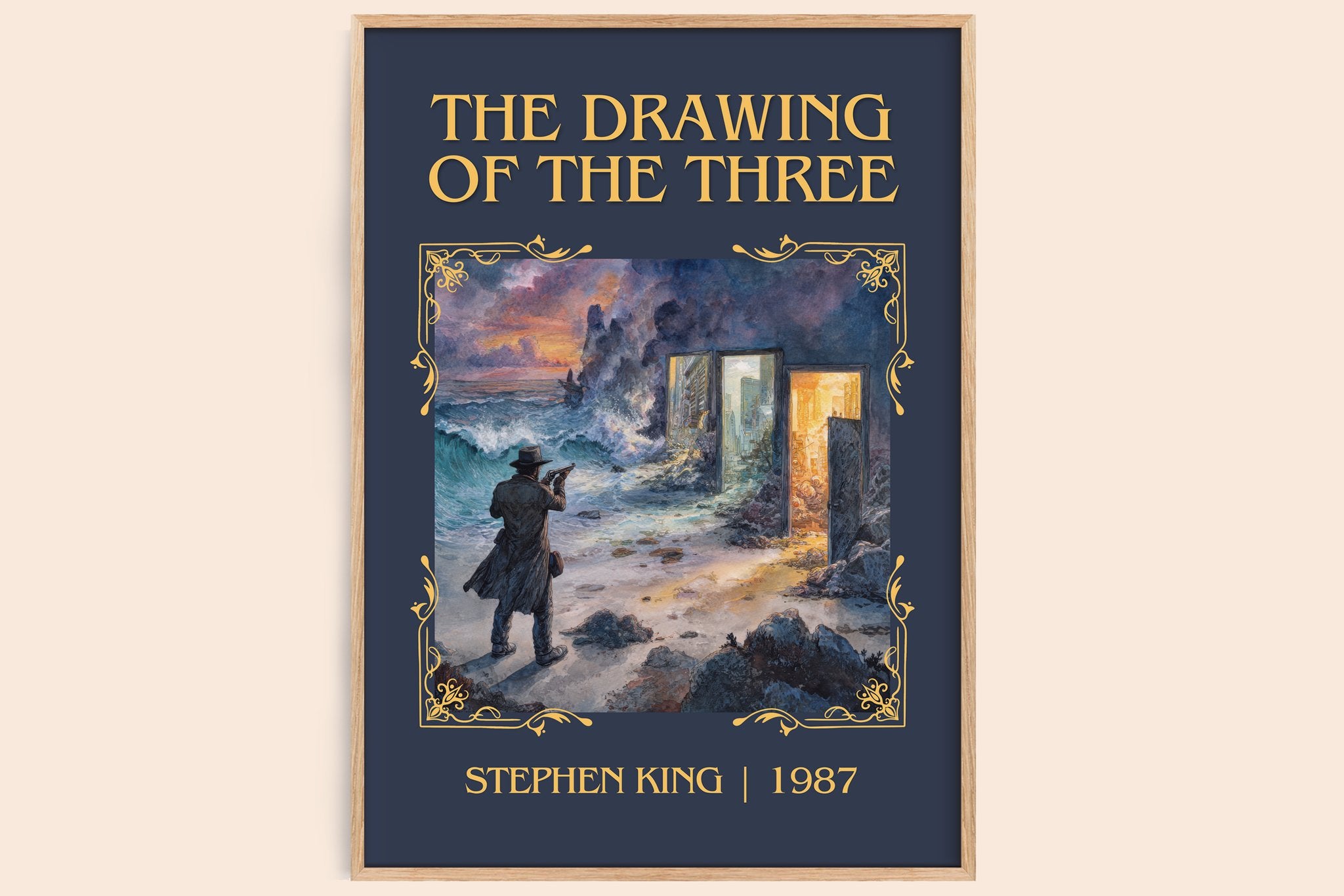 The Drawing of the Three Classic Book Art Print by Stephen King