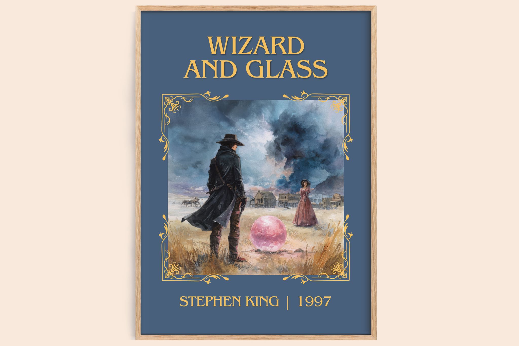 Wizard and Glass Classic Book Art Print by Stephen King