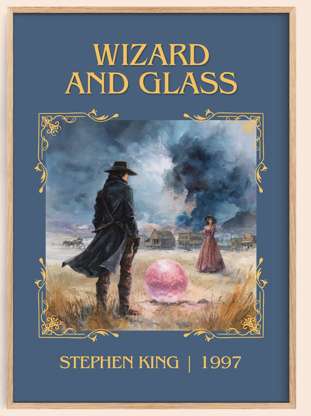 Wizard and Glass Classic Book Art Print by Stephen King