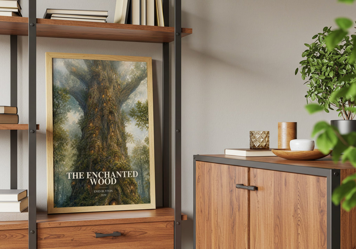 The Enchanted Wood book watercolour illustration paper finish options – matte satin gloss