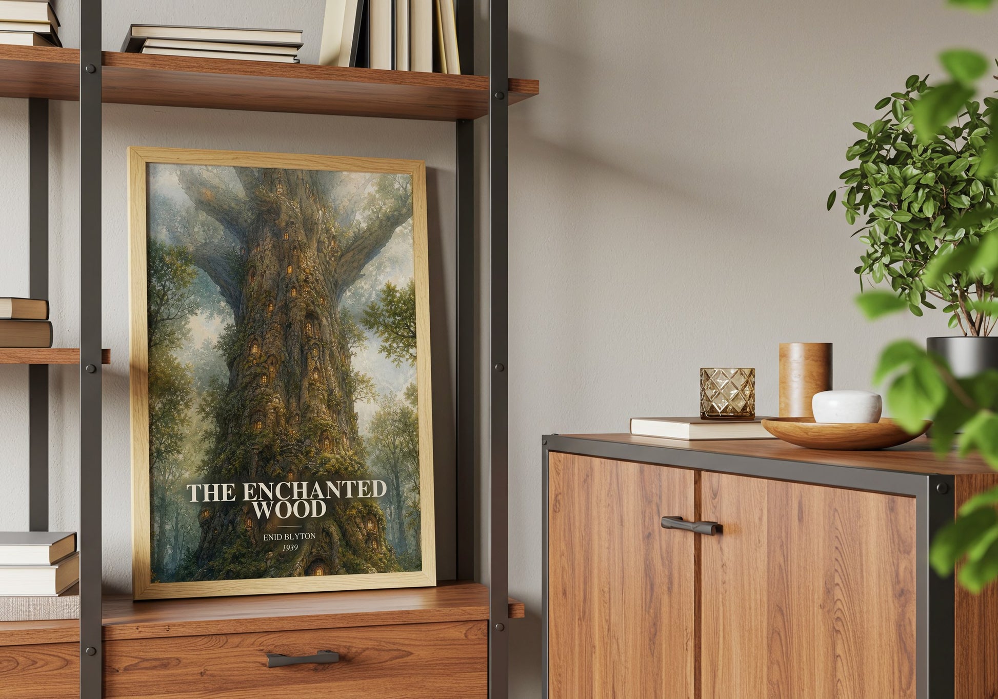 The Enchanted Wood book watercolour illustration paper finish options – matte satin gloss