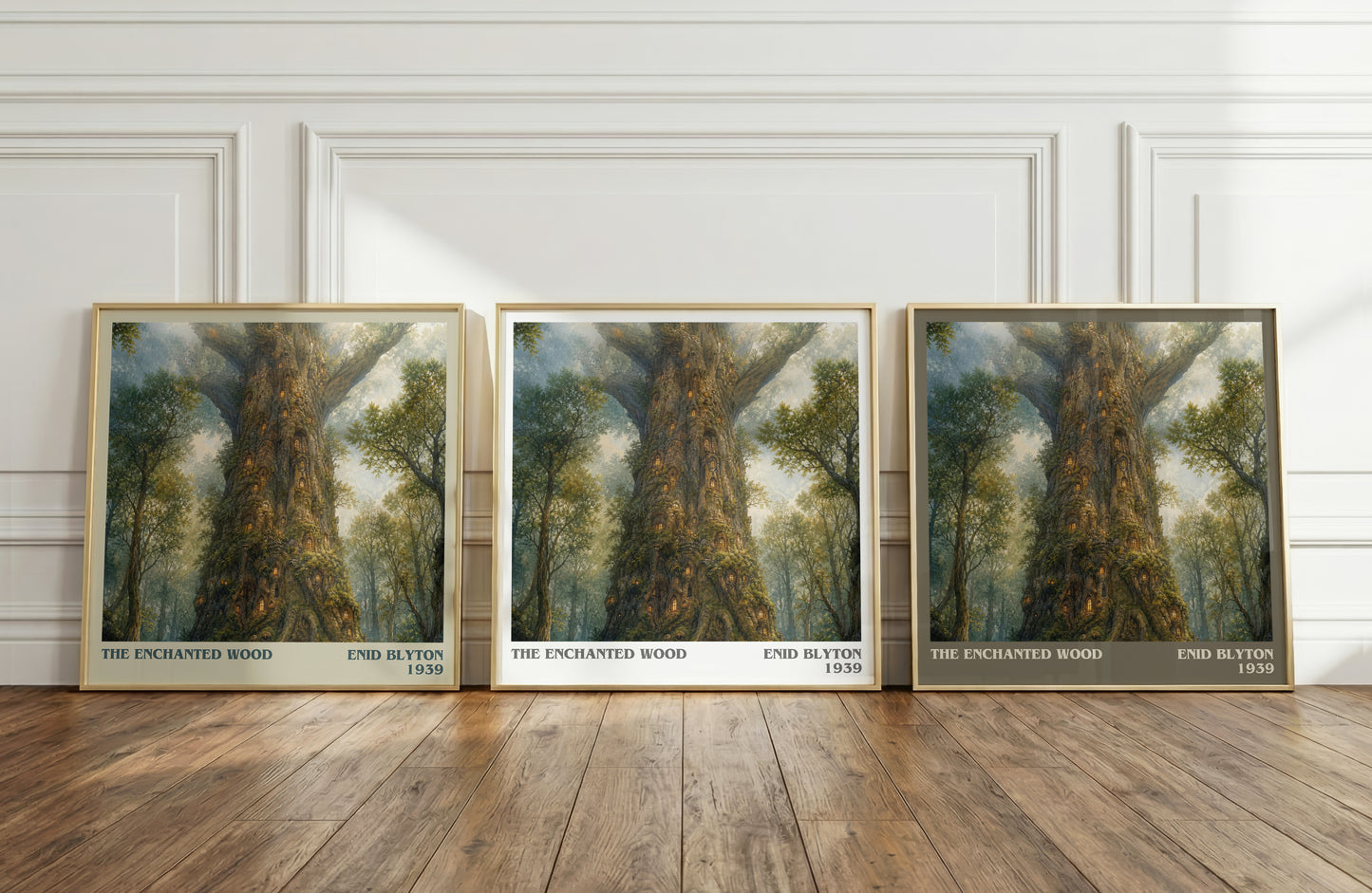 The Enchanted Wood literary art print colour and style options – Enid Blyton book art