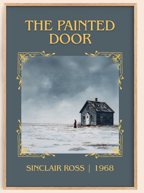 The Painted Door classic book art book poster by Sinclair Ross – framed literary art print