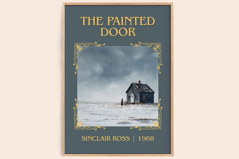 The Painted Door classic book art book poster by Sinclair Ross – framed literary art print