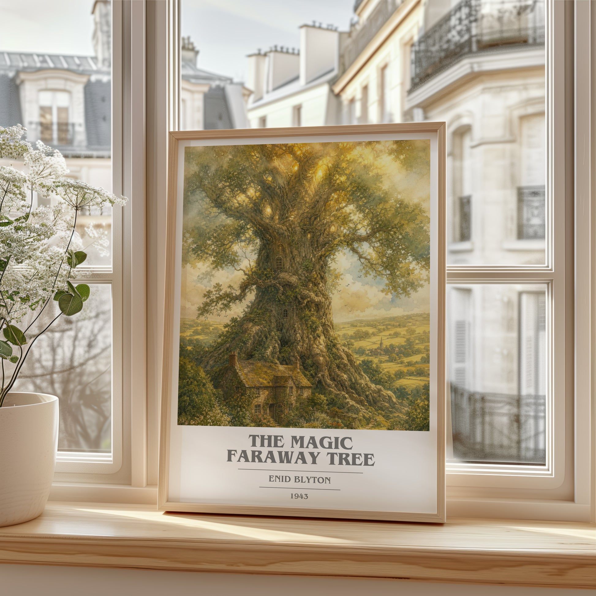 The Magic Faraway Tree book cover poster colour and style options – Enid Blyton book art
