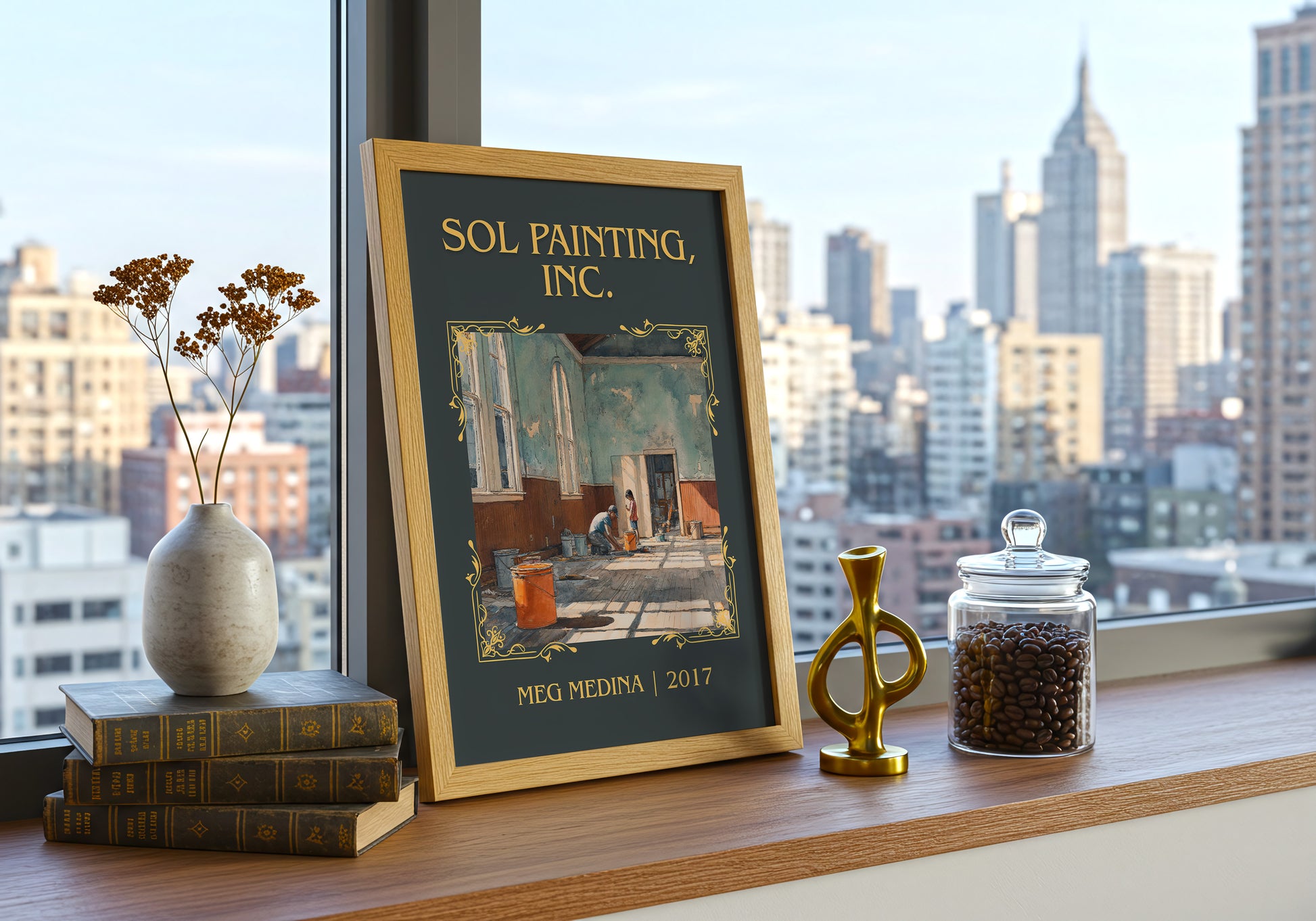 Sol Painting, Inc classic book art print paper finish options – matte satin gloss